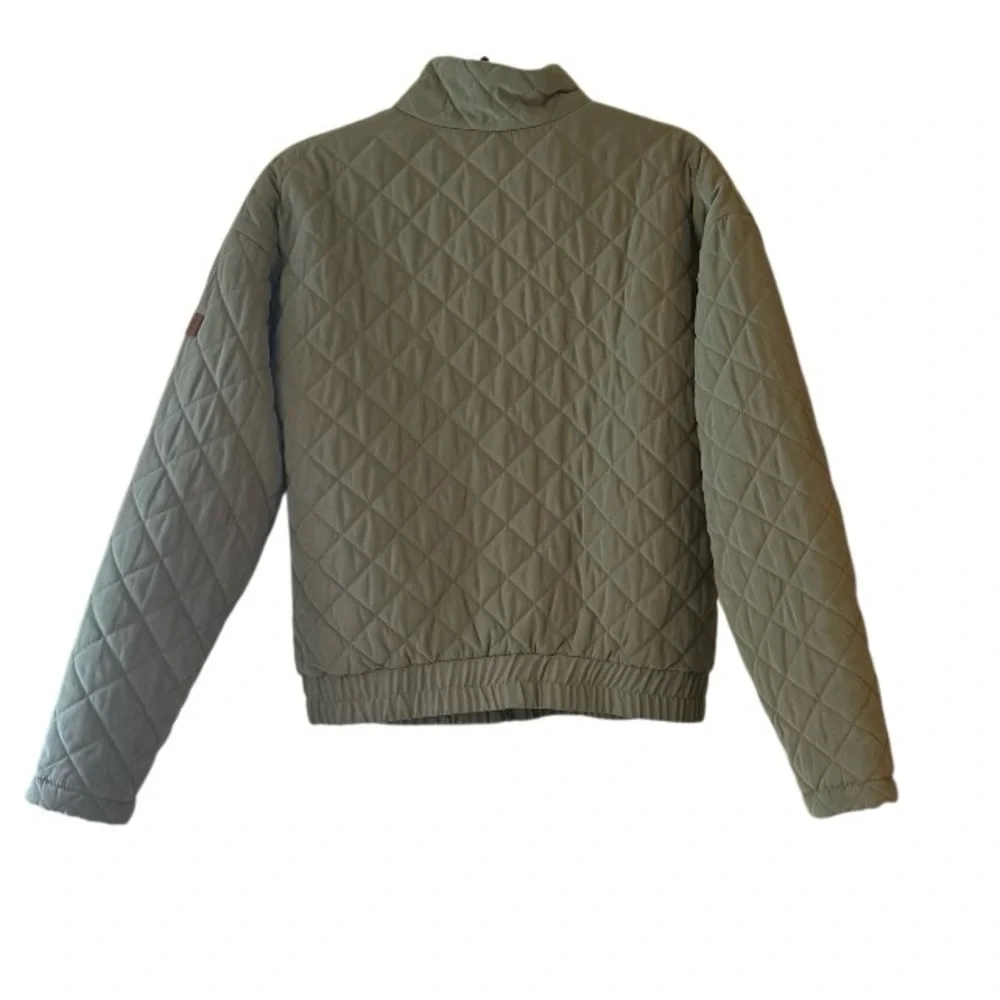 ROXY Women's PATH TO PARADISE Quilted‎ Zip Jacket - Deep Lichen Green Sz S/P - Picture 7 of 15